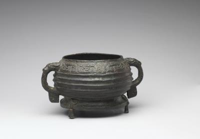 图片[2]-Gui food container with qiequ curled dragon pattern, Western Zhou period (1046-771 BCE)-China Archive